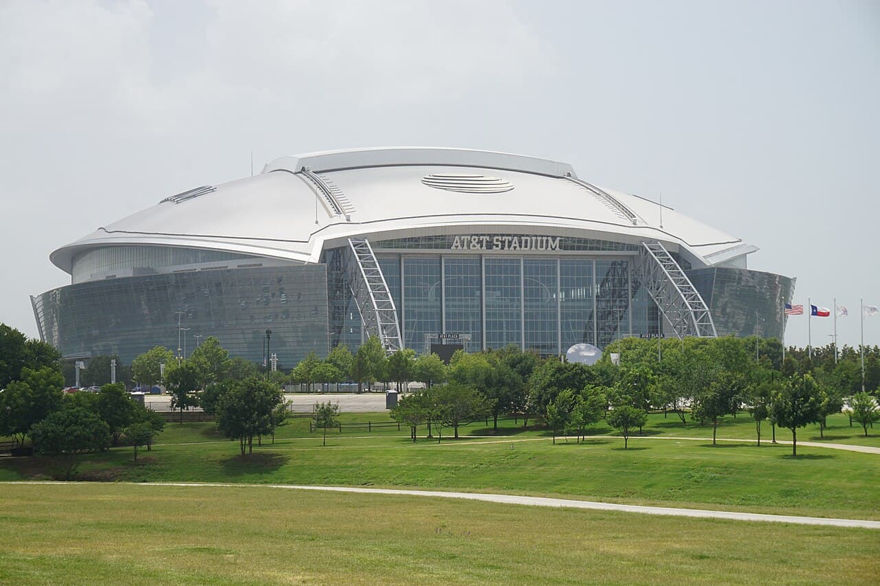 AT&T Stadium in Arlington Texas before World Cup 2026